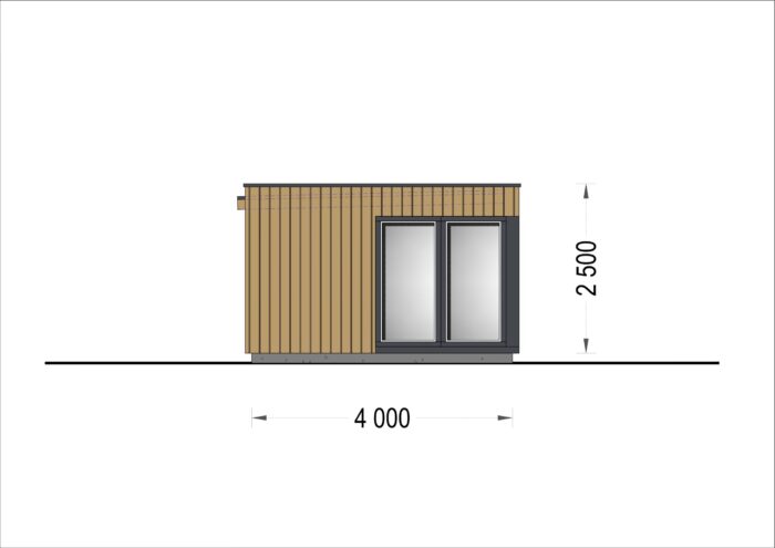 Premium Gartenhaus (Isoliert, SIPS), 6x4 m, 24 m² – Bild 8