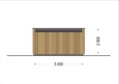 PREMIUM GARTENHAUS (Isoliert, SIPS), 5x3 m, 15 m² – Bild 9