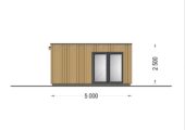 Premium Gartenhaus (Isoliert, SIPS), 6x5 m, 30 m² – Bild 9