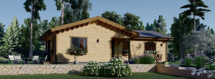 Bungalow Aurora Isoliert 66mm + Holzverschalung),63 m² – Bild 7