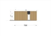 Holzhaus KULM 3 (66 mm + Holzverschalung) 70m² Isoliert – Bild 11
