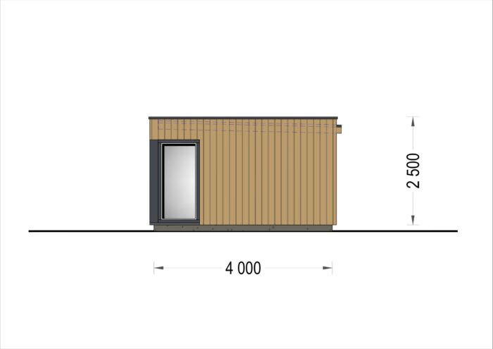 Premium Gartenhaus (Isoliert, SIPS), 7.5x4 m, 30 m² – Bild 10