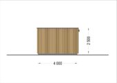 Gartenhaus PREMIUM (Isoliert, SIPS), 7x4 m, 28 m² – Bild 10
