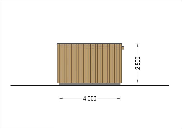 Gartenhaus PREMIUM (Isoliert, SIPS), 7x4 m, 28 m² – Bild 10