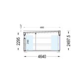 Gartenhaus PREMIUM (66mm + Holzverschalung Isoliert ), 6.5x4.5m, 30m² – Bild 8