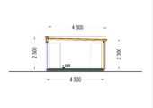 Premium Gartenhaus (Isoliert, SIPS), 6.5x4.5 m, 30 m² – Bild 11