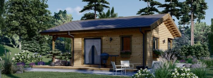Bungalow Aurora Isoliert 66mm + Holzverschalung),63 m² – Bild 8
