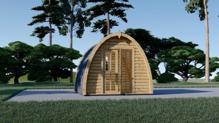 Gartenhaus BRITA 3x3m, 9m² – Bild 2