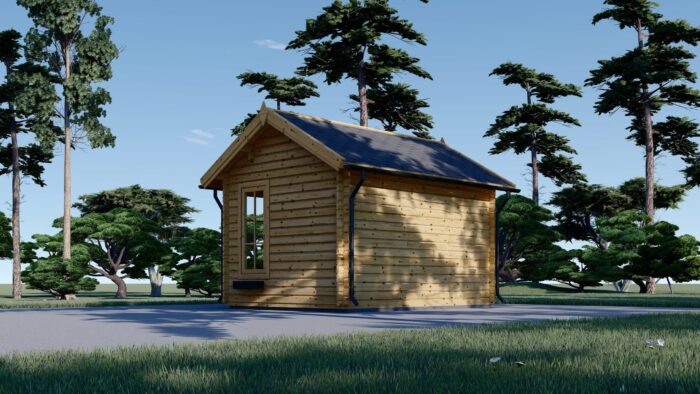 Premium Gartenhaus BRÜSSEL, 4x3m, 12m² Isoliert – Bild 3