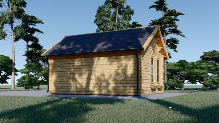 Gartenhaus BRÜSSEL 5.5 x 4 m, 22 m² – Bild 2