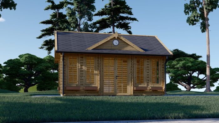 Gartenhaus BRÜSSEL 5.5 x 4 m, 22 m² – Bild 5