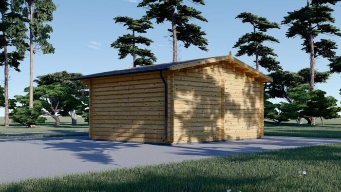 Premium Gartenhaus LINZ 4X3 m, 12 m² – Bild 3