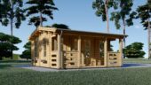 Premium Gartenhaus ROLAND 5x5 m, 25 m² Isoliert