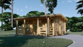 Premium Gartenhaus ROLAND 5x5 m, 25 m² Isoliert – Bild 3
