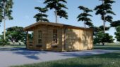 Premium Gartenhaus ROLAND 5x5 m, 25 m² Isoliert – Bild 4