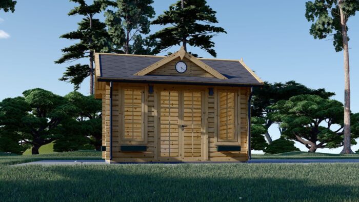 Premium Gartenhaus BRÜSSEL, 4x3m, 12m² Isoliert – Bild 5
