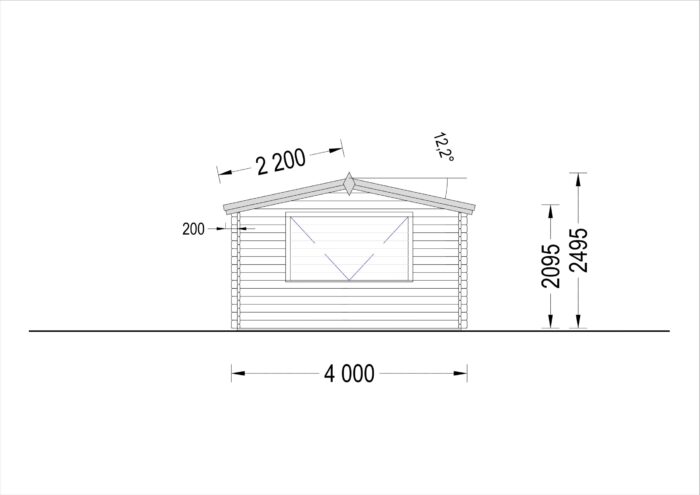 Verkaufsstand,44mm, 4x4 m, 16m² – Bild 7