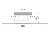 Verkaufsstand,44mm, 4x4 m, 16m² – Bild 8