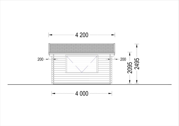 Verkaufsstand,44mm, 4x4 m, 16m² – Bild 8