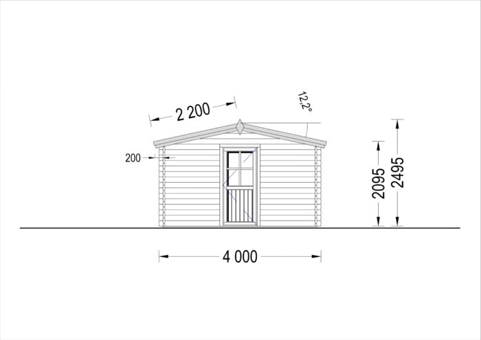 Verkaufsstand,44mm, 4x4 m, 16m² – Bild 9