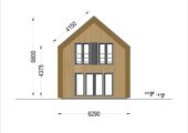 Holzhaus ALPINA(66 mm + Holzverschalung Isoliert ), 120 m² – Bild 10