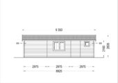 Blockbohlenhaus mit Terrasse LILLI, 32 m² + 20m² – Bild 6