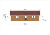 Blockbohlenhaus ANGELA (66 mm), 63m² Isoliert – Bild 7