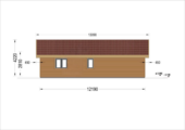 Blockbohlenhaus ANGELA (66 mm), 63m² Isoliert – Bild 5