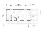Blockbohlenhaus ANIKA (44+44 mm) · 139 m² · Isoliert – Bild 6