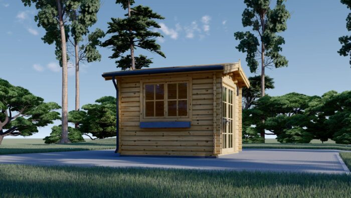 Gartenhaus ADRIA (44 mm), 3x3 m, 9 m² – Bild 2