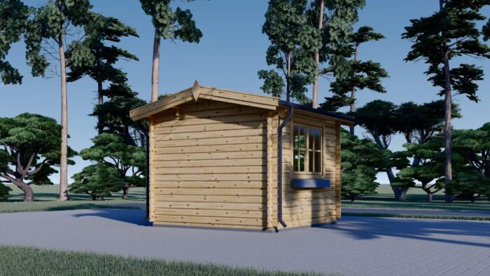 Gartenhaus ADRIA (44 mm), 3x3 m, 9 m² – Bild 3
