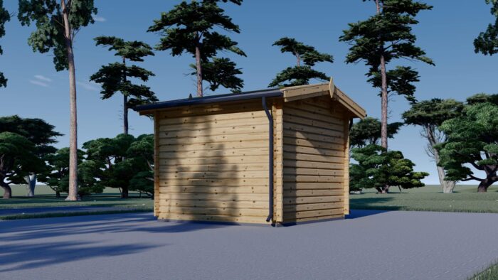 Gartenhaus ADRIA (44 mm), 3x3 m, 9 m² – Bild 4