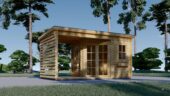 Premium Gartenhaus Gartenhaus ALAN PLUS (28mm), 5x3m,  9m² + 6.5m²