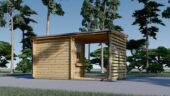 Premium Gartenhaus Gartenhaus ALAN PLUS (28mm), 5x3m,  9m² + 6.5m² – Bild 5