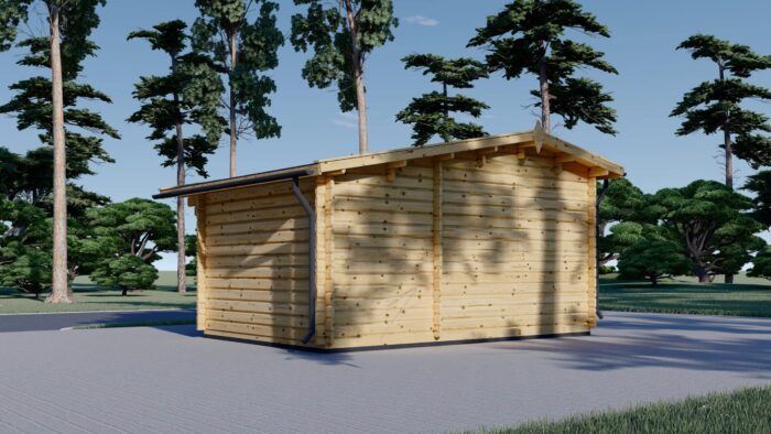 Premium Gartenhaus Bregenz, 4.5x3 m, 13 m² – Bild 3