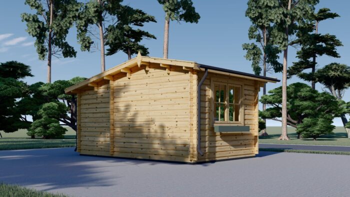 Premium Gartenhaus Bregenz, 4.5x3 m, 13 m² – Bild 4