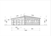 Blockbohlenhaus SEEFELD (44+44 mm) · 105 m² · Extra Isoliert · mit Pultdach – Bild 13