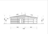 Blockbohlenhaus SEEFELD (44+44 mm) · 105 m² · Extra Isoliert · mit Pultdach – Bild 15