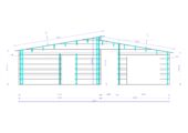 Blockbohlenhaus SEEFELD (44+44 mm) · 105 m² · Extra Isoliert · mit Pultdach – Bild 11