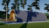 Gartenhaus BRITA 4x10 m, 40 m² 44mm – Bild 5