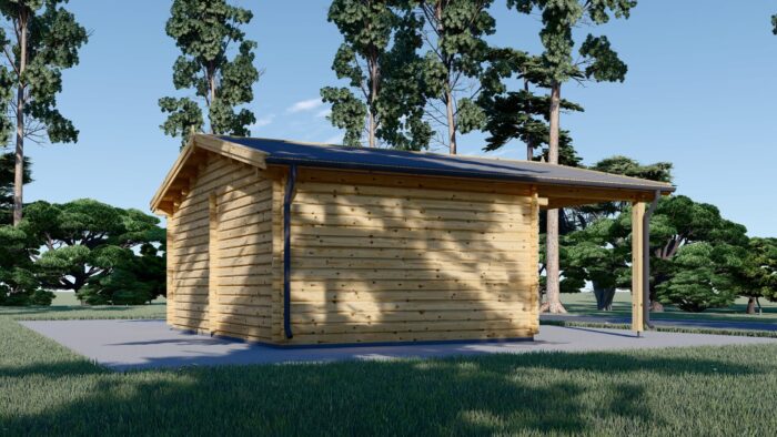 Gartenhaus KLAUS 6x6m, 36m² – Bild 4