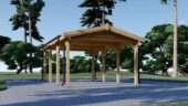 Carport aus Holz CLASSIC · 3 × 6 m · 18 m² – Bild 4
