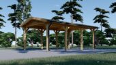 Carport aus Holz CLASSIC · 3 × 6 m · 18 m² – Bild 5