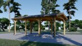Carport aus Holz CLASSIC · 3 × 6 m · 18 m² – Bild 3
