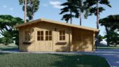 Premium Gartenhaus  CLAUDIA (44-66mm) 28m², 7x4m