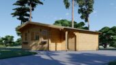 Premium Gartenhaus  CLAUDIA (44-66mm) 28m², 7x4m – Bild 3