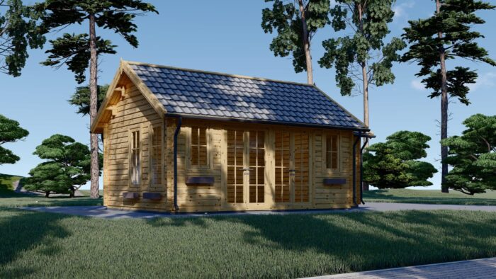 Gartenhaus ERWIN 7x4 m 28 m² – Bild 3