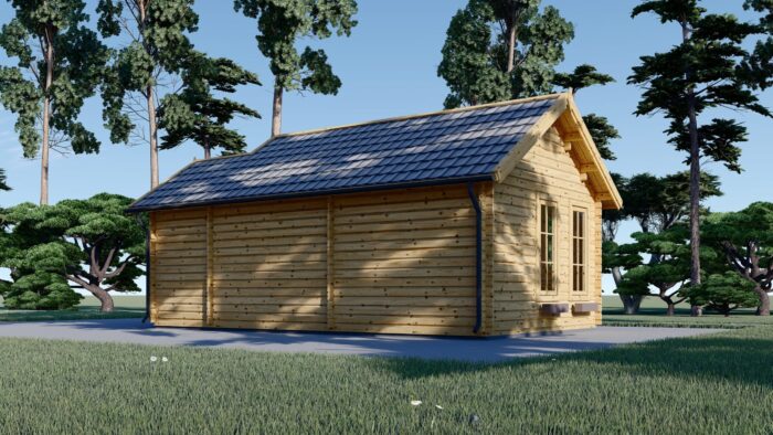 Gartenhaus ERWIN 7x4 m 28 m² – Bild 4