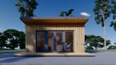 Gartenhaus EMIL (34mm + Holzverschalung ), 5x5m, 25m² – Bild 2