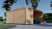Carport  mit Schuppen und Seitenwand NOVA-F , 4.9x5.6 m – Bild 3